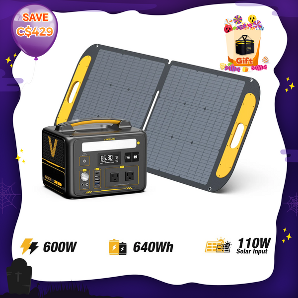 Jump 600W/640Wh 110W Solar Generator