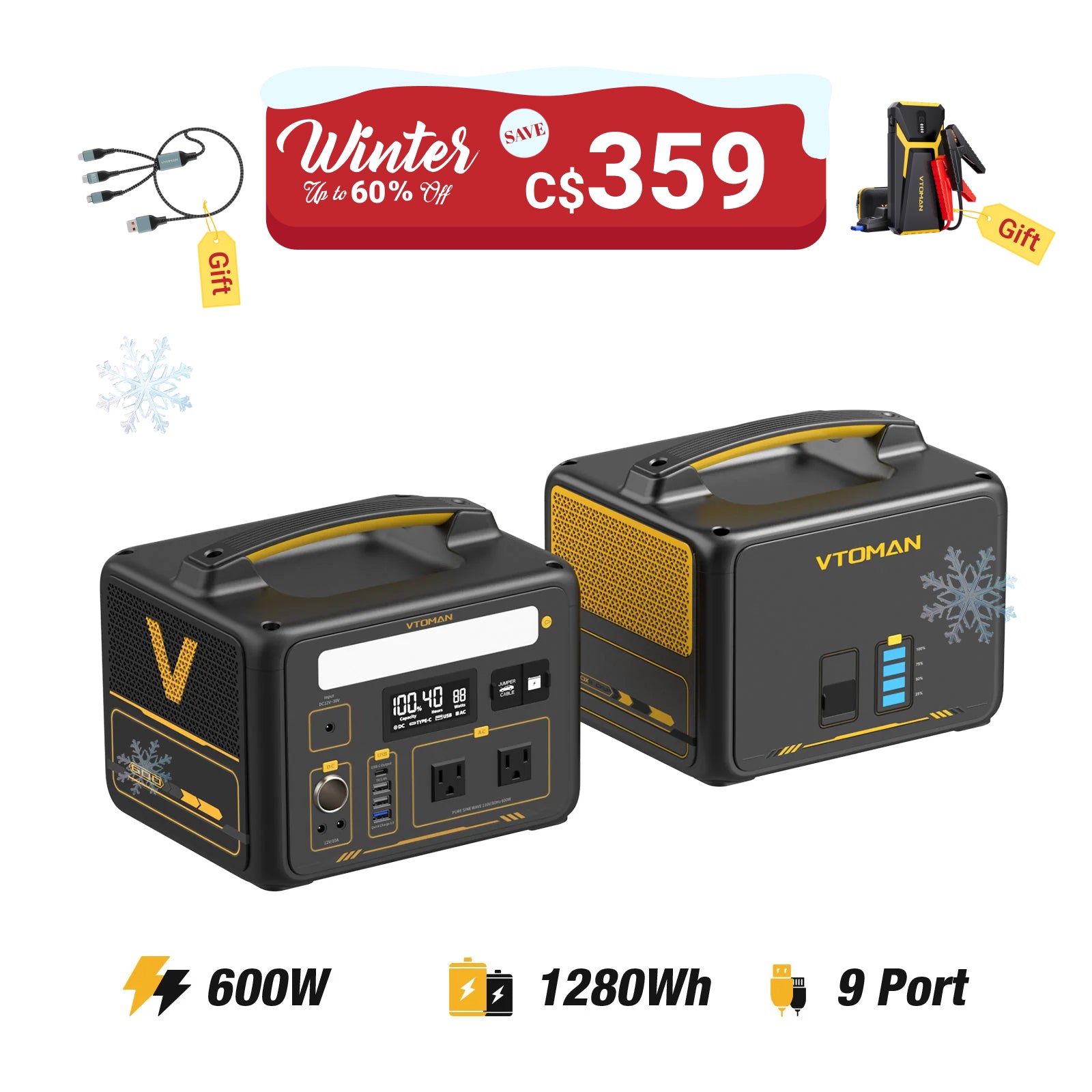 VTOMAN Jump 640Wh Extra Battery