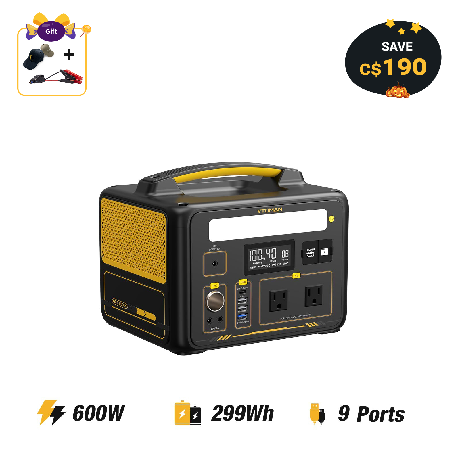 VTOMAN Jump 600X