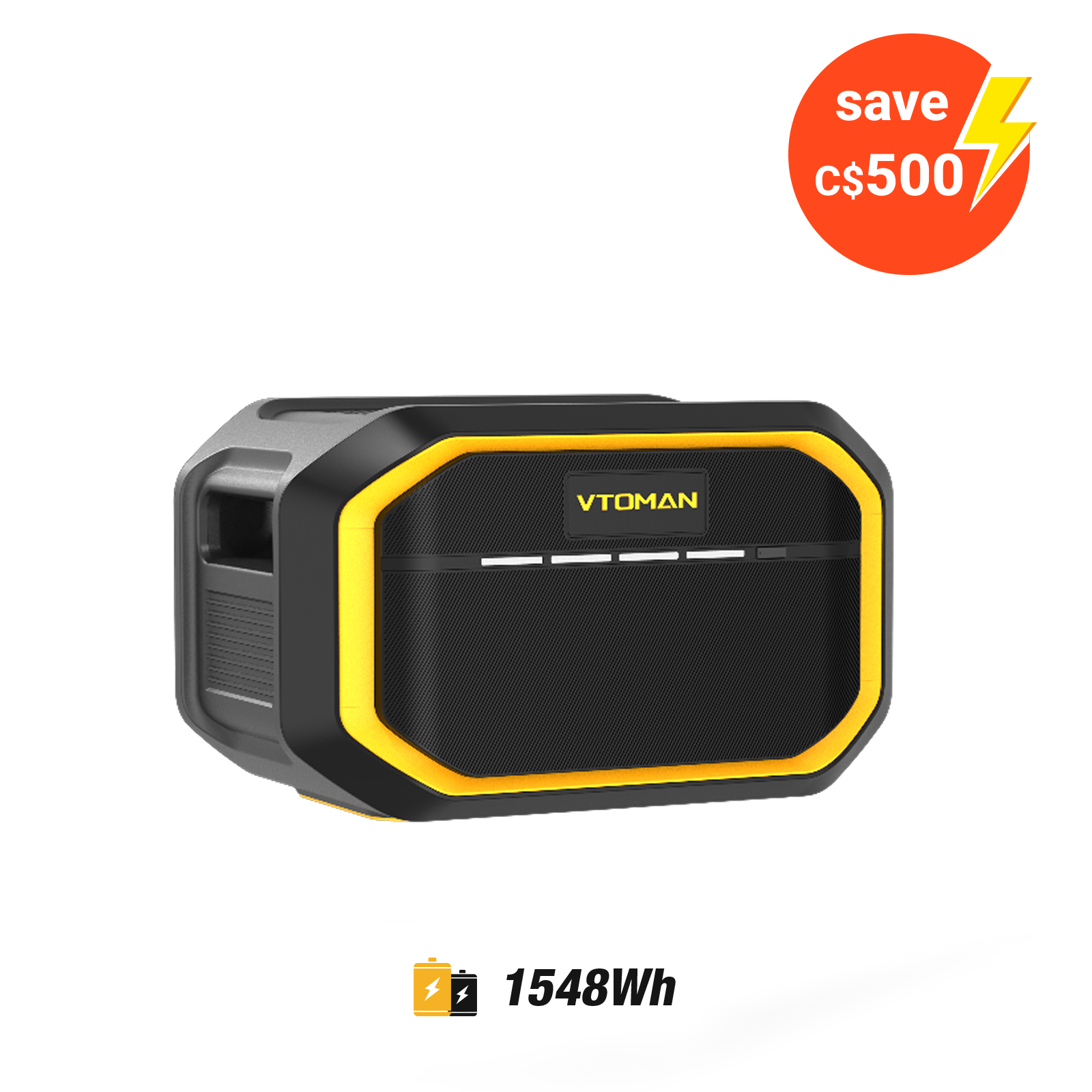 VTOMAN 1548Wh Extra Battery Compatible With FlashSpeed 1500