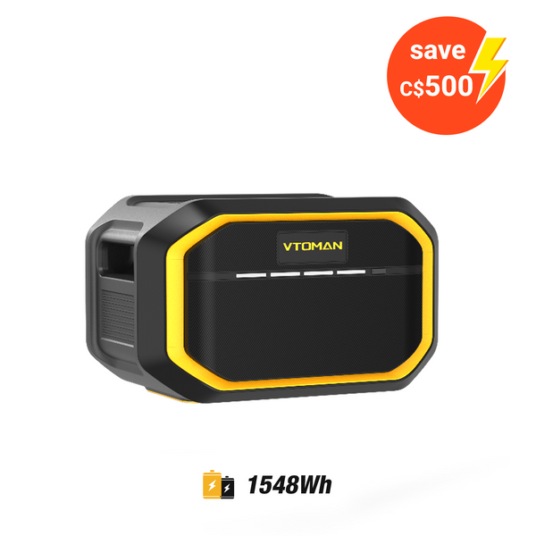 VTOMAN 1548Wh Extra Battery Compatible With FlashSpeed 1500