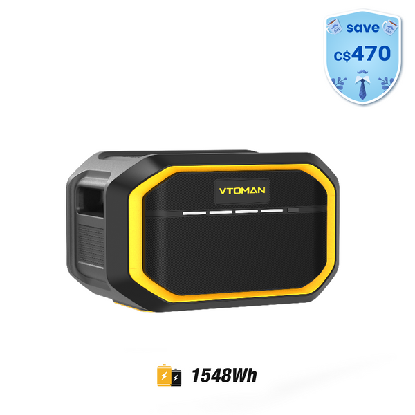 VTOMAN 1548Wh Extra Battery Compatible With FlashSpeed 1500