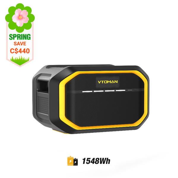 VTOMAN 1548Wh Extra Battery Compatible With FlashSpeed 1500