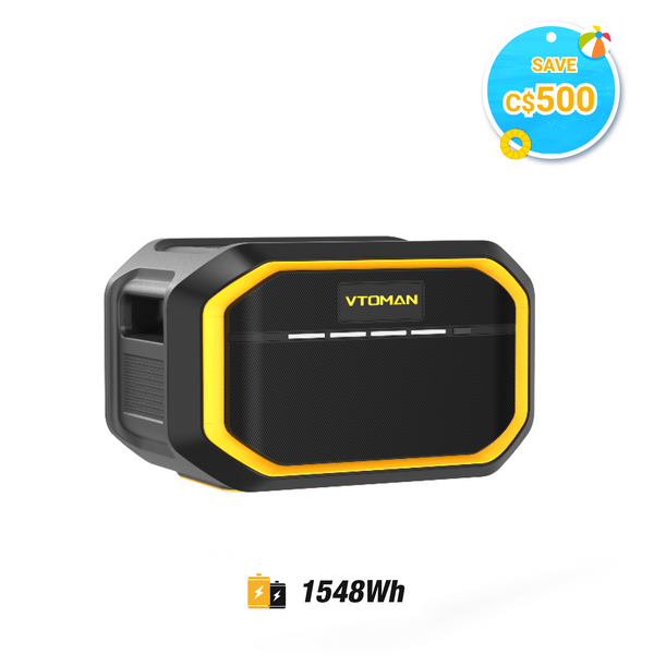 Batterie supplémentaire VTOMAN 1548Wh compatible avec FlashSpeed ​​1500