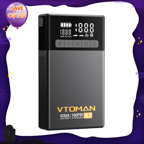 VTOMAN X7 Jump Starter With Air Compressor