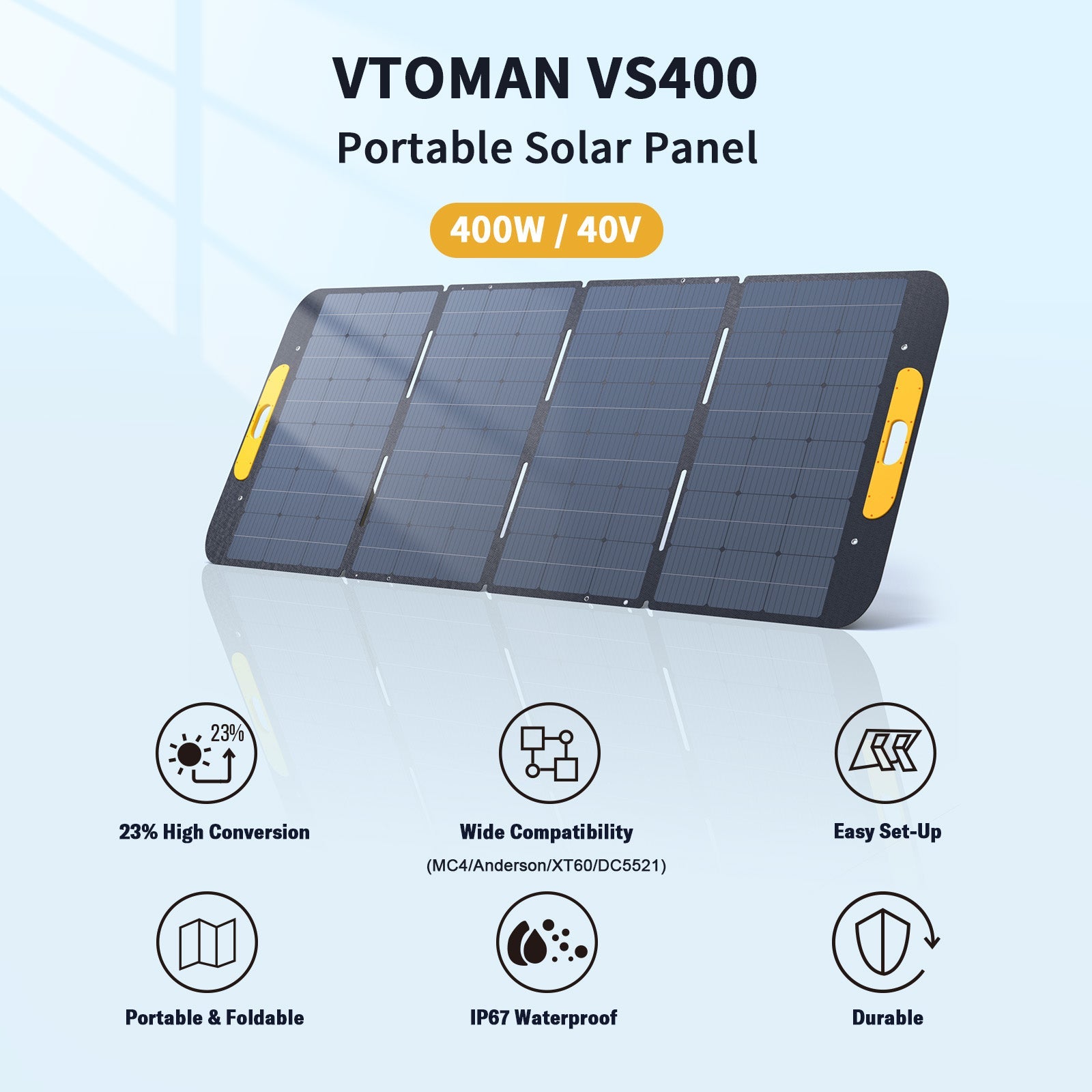 vs400-400w-40v solar panel