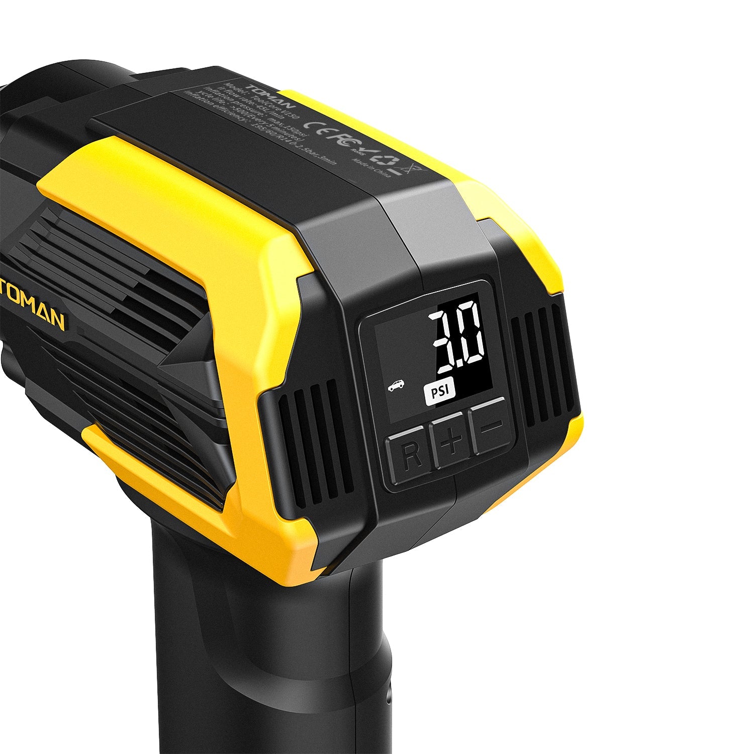 LED screen of V150 tire inflator